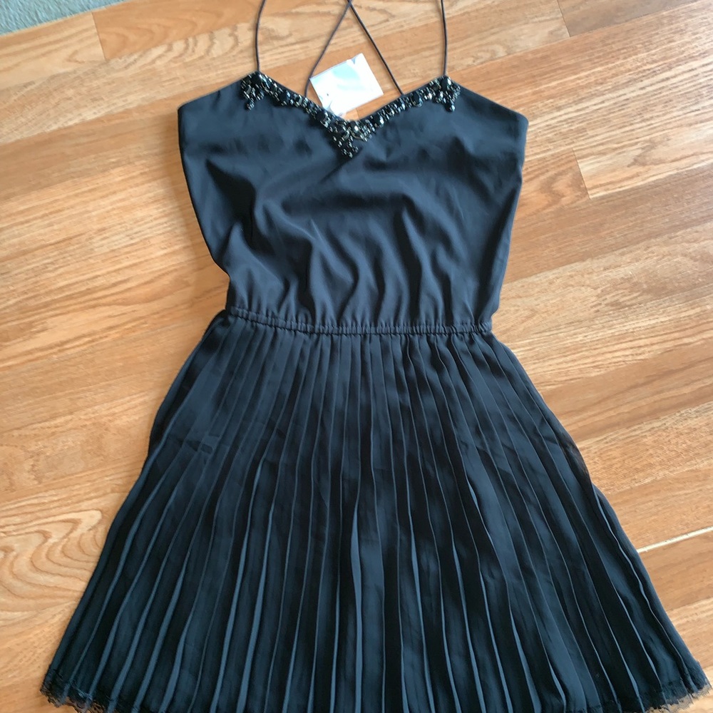 Victoria’s Secret Black Dress Pleated Skirt